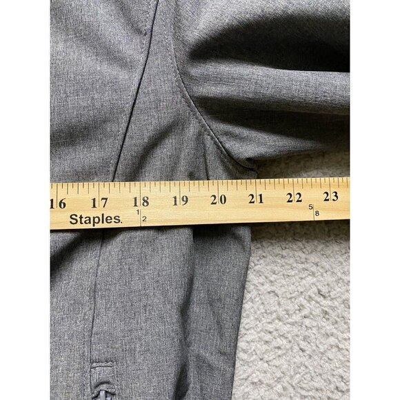 St. John's Bay Zippered Front Jacket Men's Size Medium Gray - Picture 3 of 5